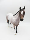 Practical Magick - OOAK - Bay Roan Ideal Stock Horse - Painted By Ellen Robbins - MM22