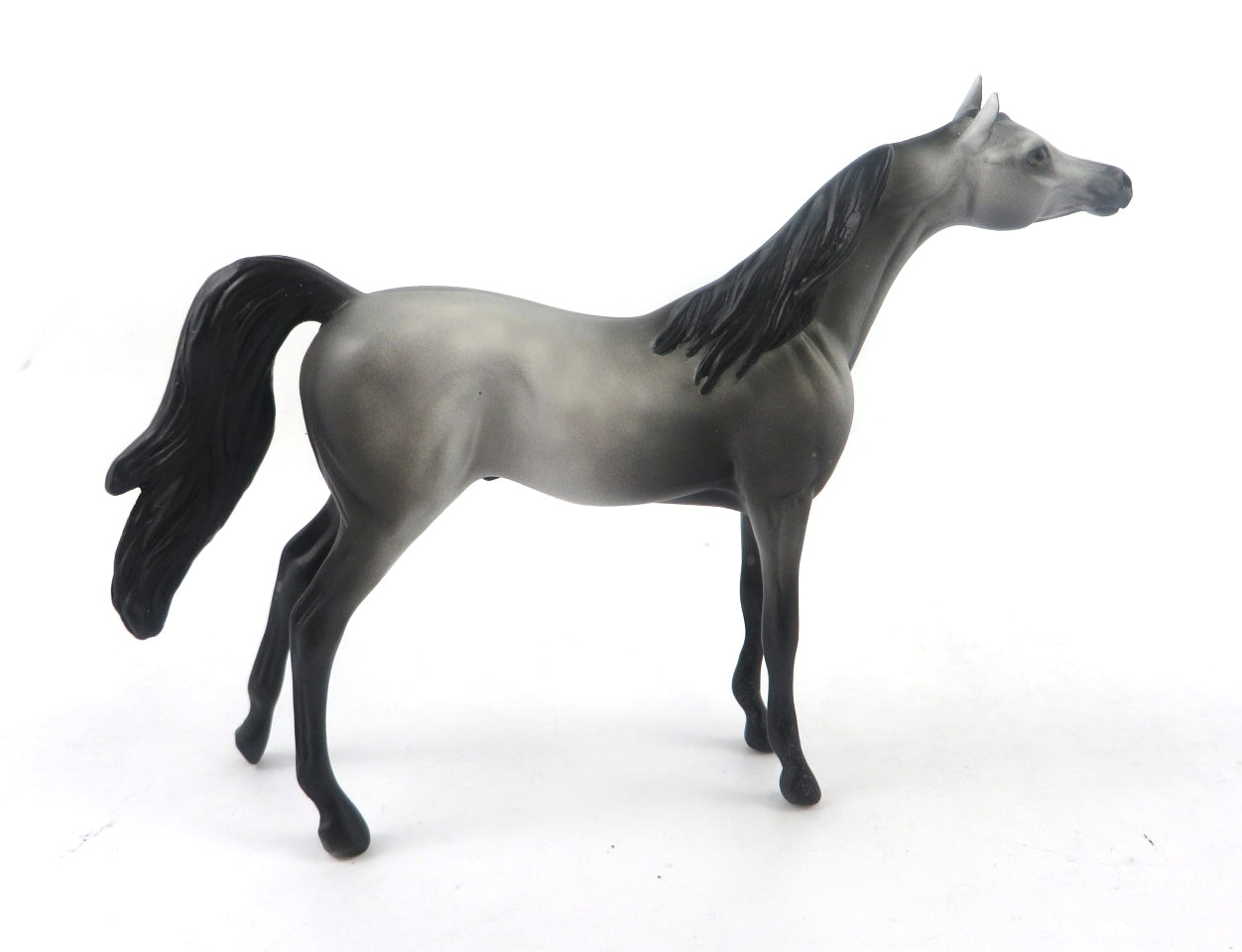 PRINCE-OOAK DAPPLE GREY ARABIAN CHIP MODEL HORSE 12/13/19