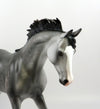 PRINCE WILLIAM-LE-10 DAPPLE ROSE GREY THOROUGHBRED MODEL HORSE EQ 19 CUSTOM