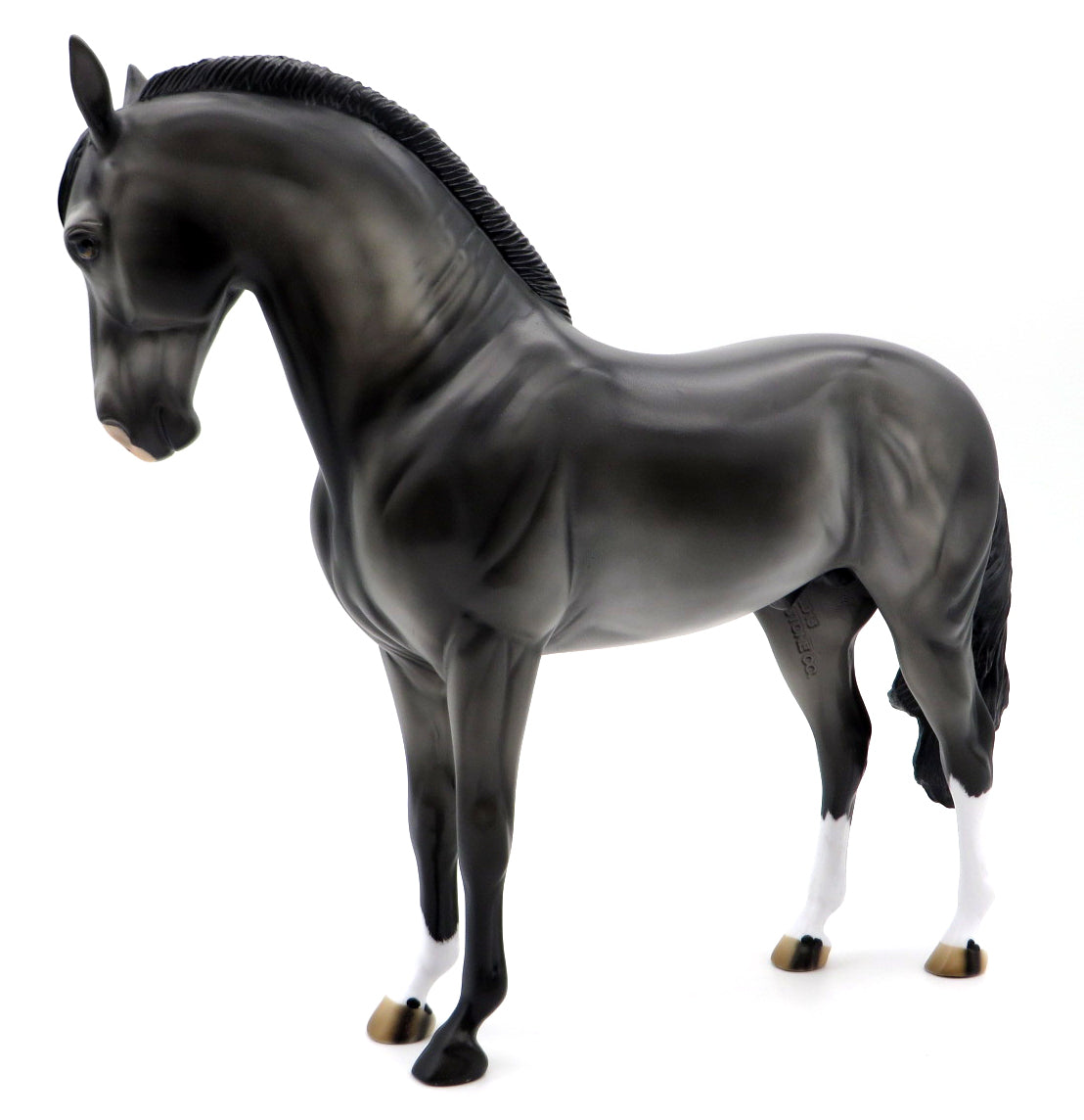 Pugsley - OOAK Dark Gray Andalusian by Kayla - MM 2021