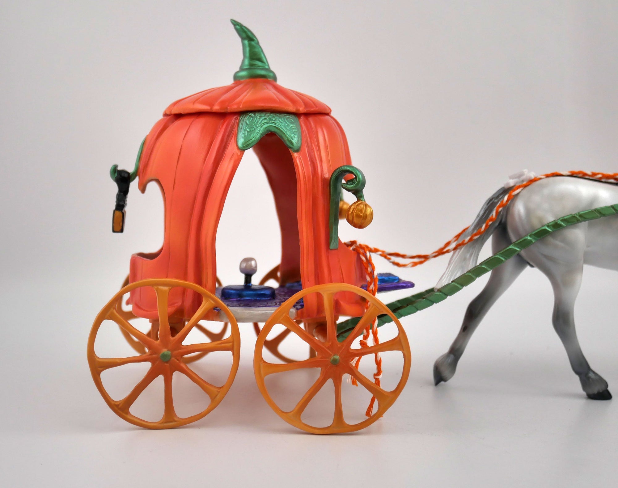 PUMPKINELLA- A OOAK-CARRIAGE CUSTOMISED BY MALLORY AND PAINTED BY AUDREY DIXON MM2020