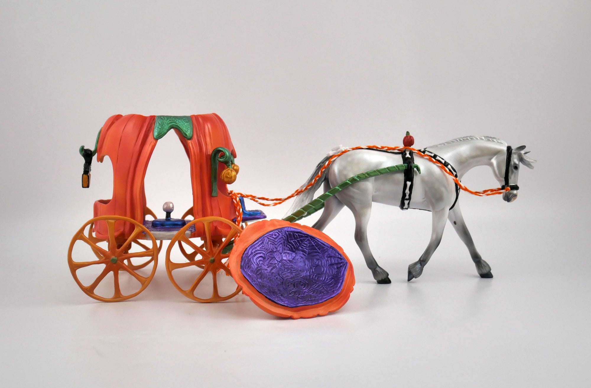 PUMPKINELLA- A OOAK-CARRIAGE CUSTOMISED BY MALLORY AND PAINTED BY AUDREY DIXON MM2020