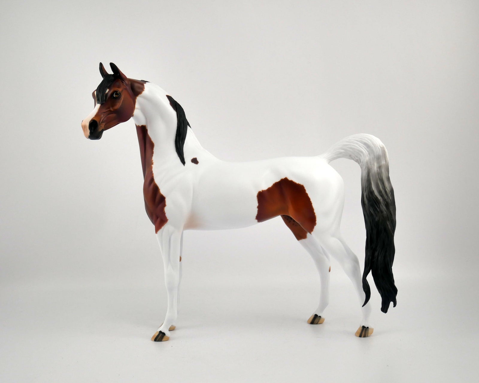 Pumpkin Spice-OOAK Bay Pinto Arabian By Julie Keim MM 2020