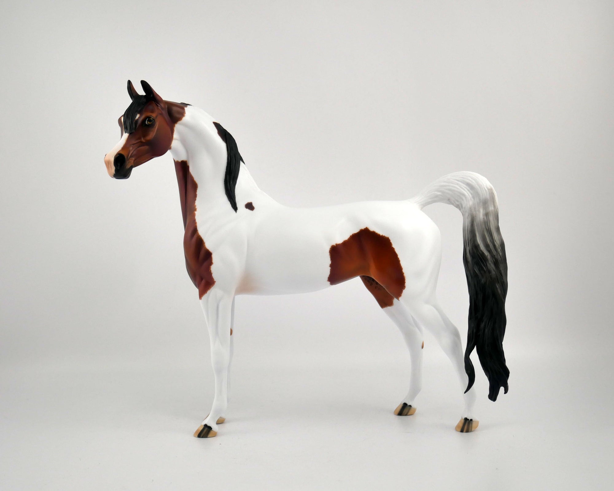 Pumpkin Spice-OOAK Bay Pinto Arabian By Julie Keim MM 2020
