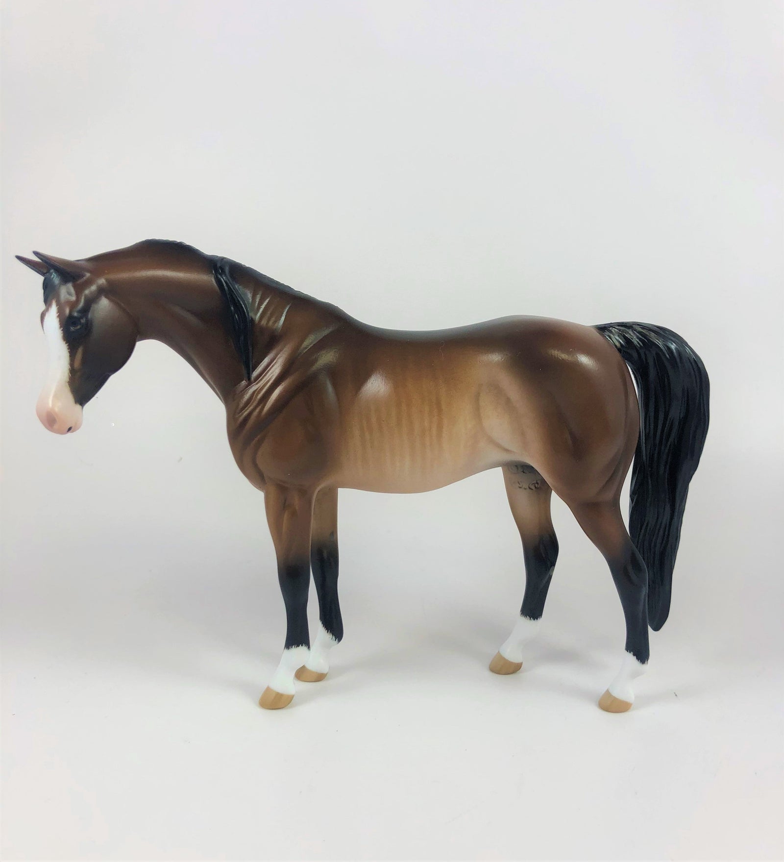 PUMPKIN SPICE-OOAK BAY RABICANO ARABIAN MARE PEBBLES LHS 2019