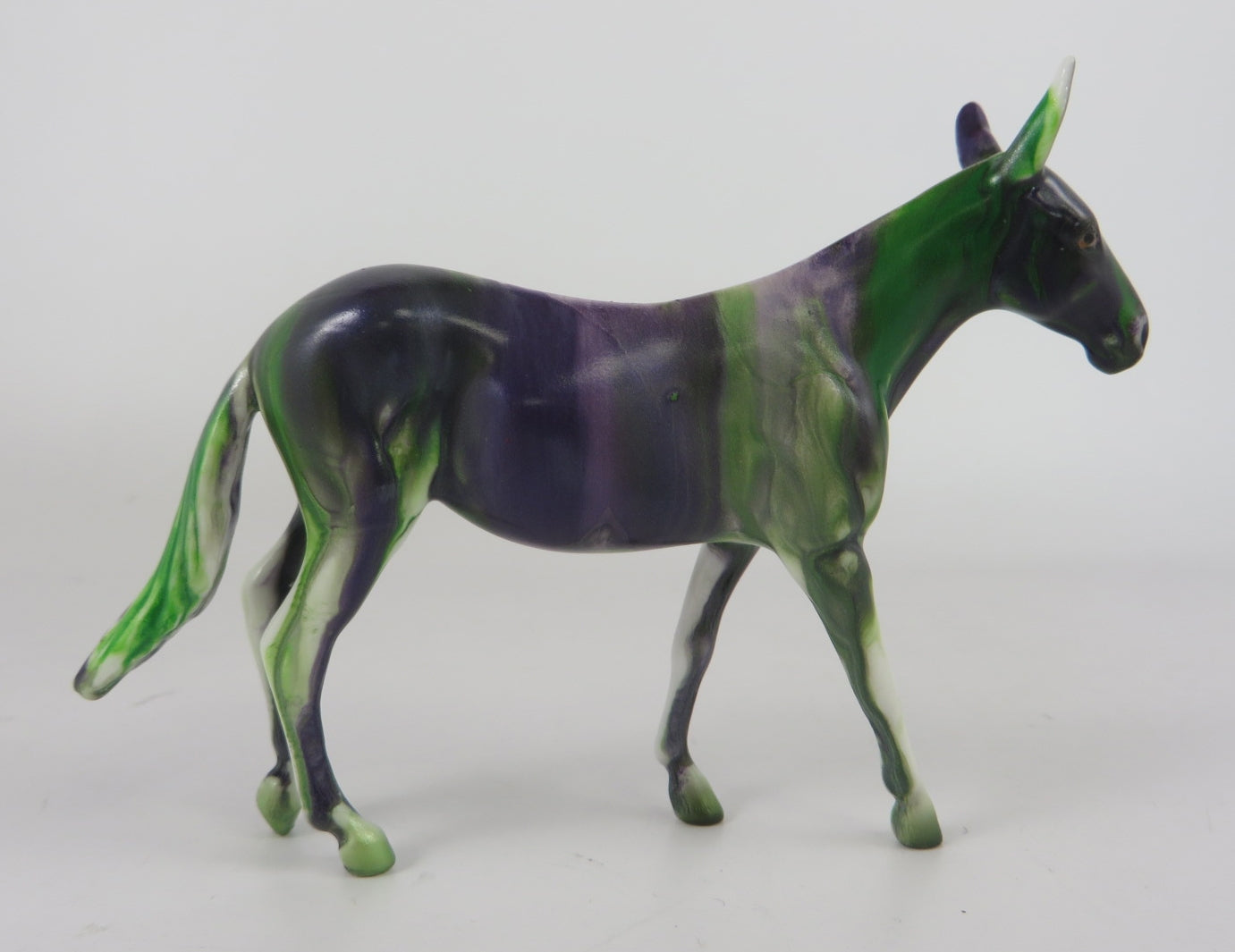 PURPLE PICKLE - OOAK PURPLE & GREEN MULE CHIP DECORATOR BY KAYLA WESSE WHS19