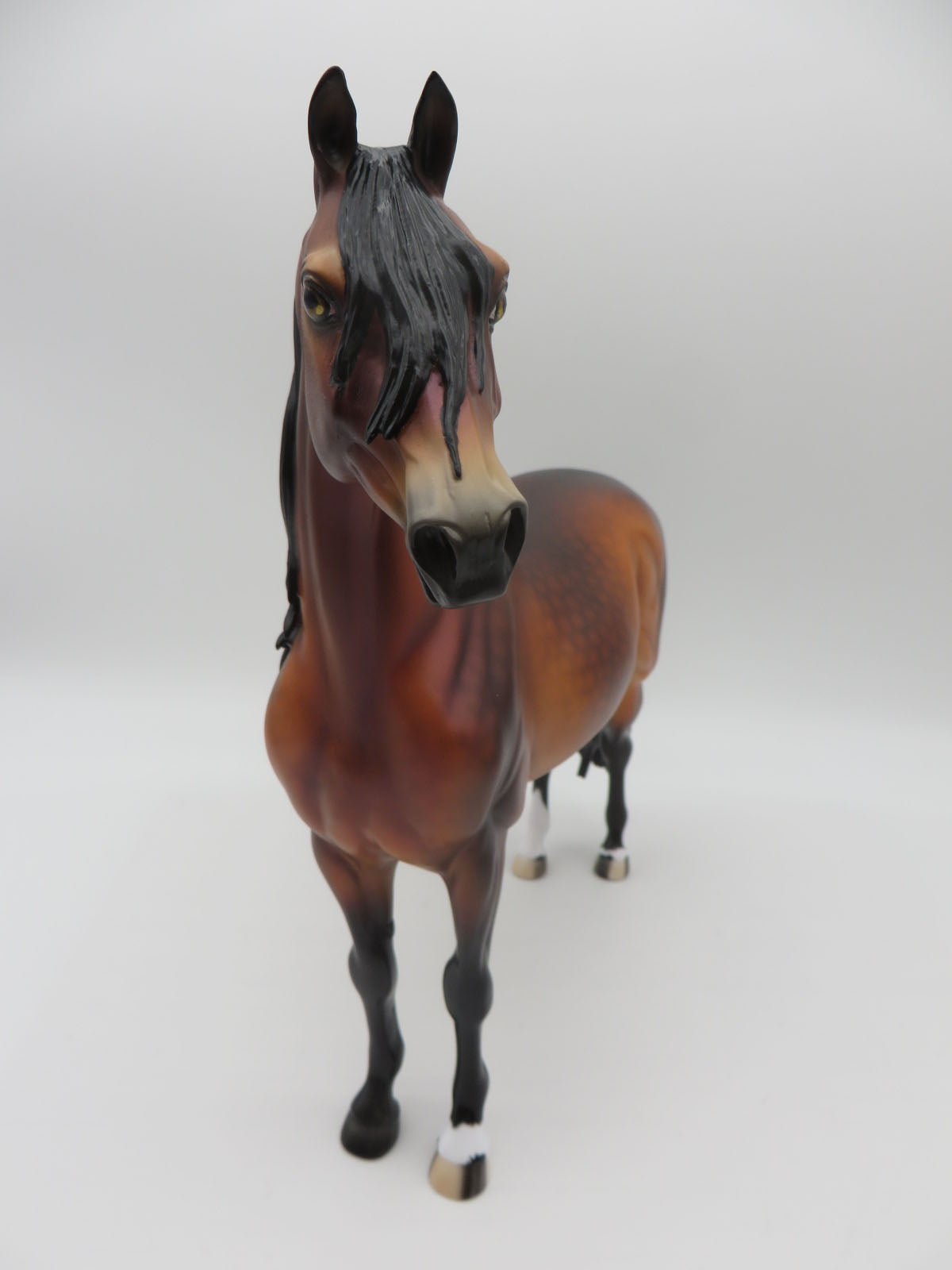 Pyre - OOAK - BEST OFFER -Dappled Sooty Bay Morgan - Painted By Ellen Robbins - MM22