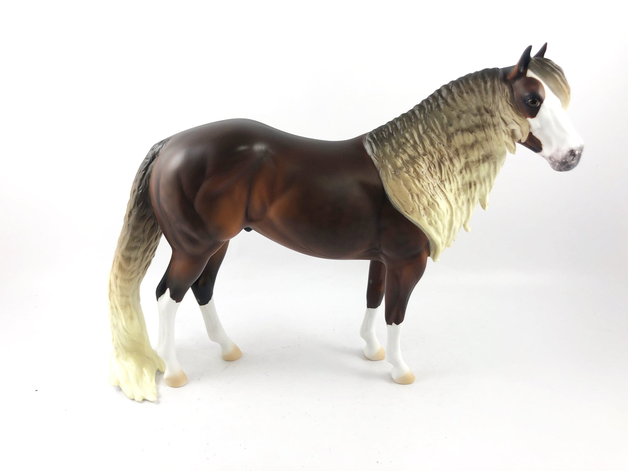 PYRRHUS - OOAK SORREL CM ISH MODEL HORSE BY AL KATT 1/10/20