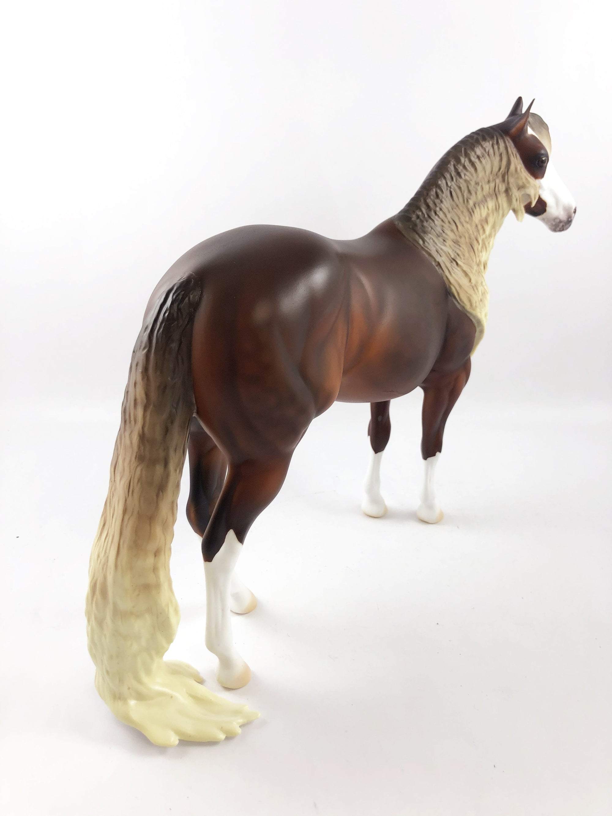 PYRRHUS - OOAK SORREL CM ISH MODEL HORSE BY AL KATT 1/10/20