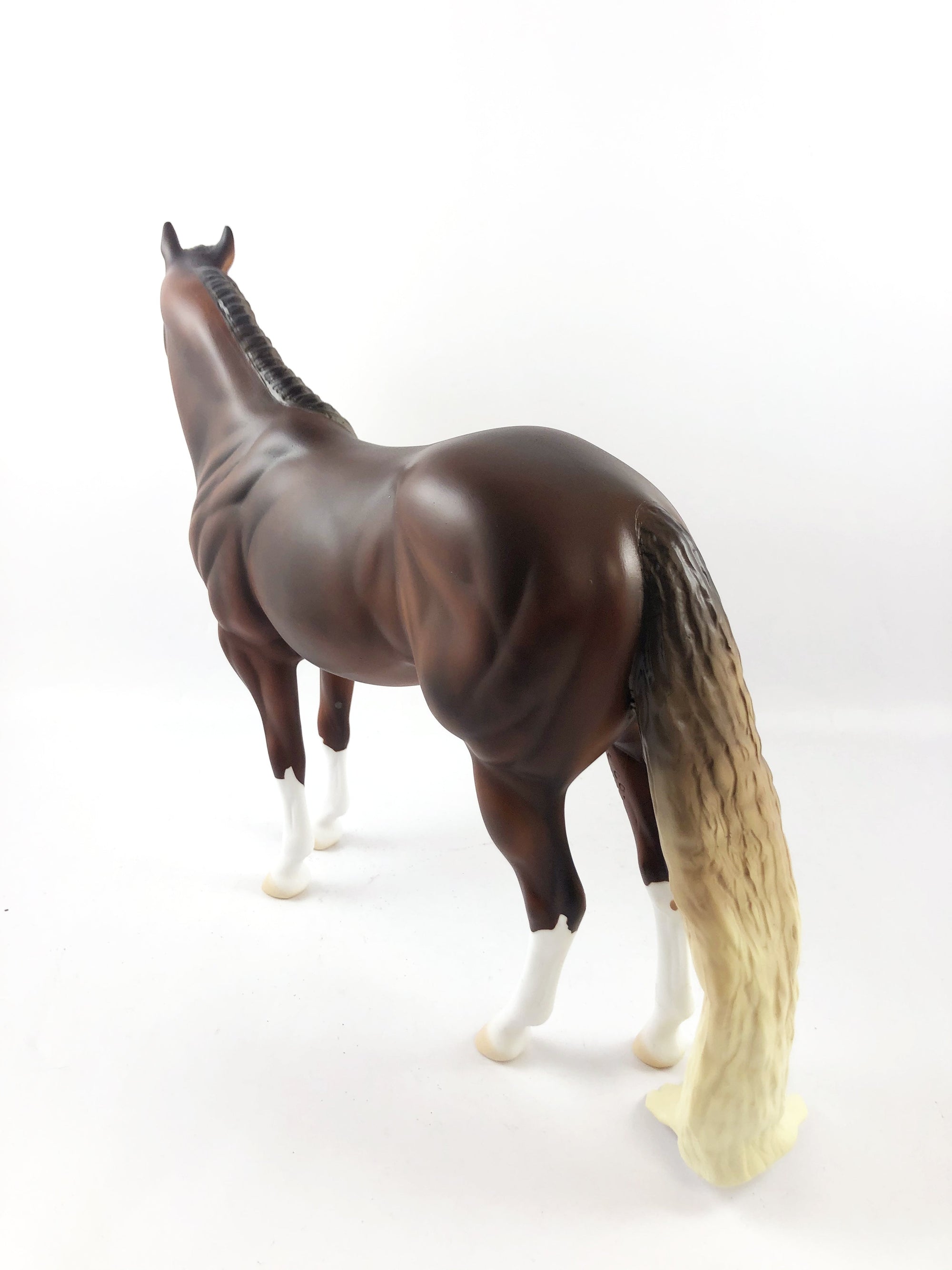 PYRRHUS - OOAK SORREL CM ISH MODEL HORSE BY AL KATT 1/10/20