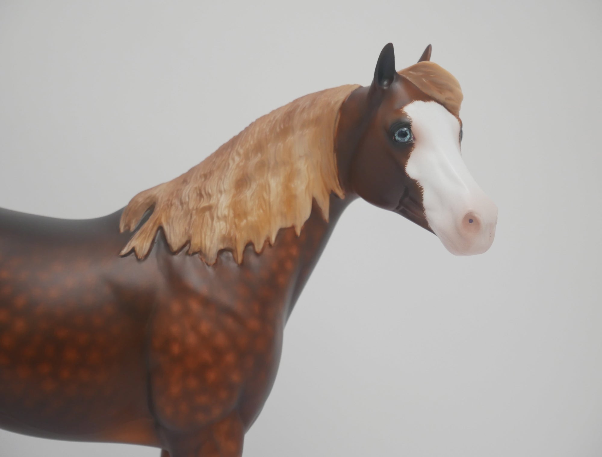 PYUNG WA-OOAK DAPPLE CHESTNUT ISH MODEL HORSE BY SHERYL LEISURE 3/18/20