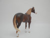 PYUNG WA-OOAK DAPPLE CHESTNUT ISH MODEL HORSE BY SHERYL LEISURE 3/18/20