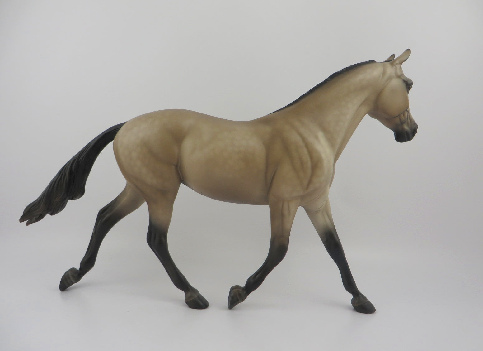 Quarles-OOAK Dapple Buckskin Palouse by Sheryl Leisure