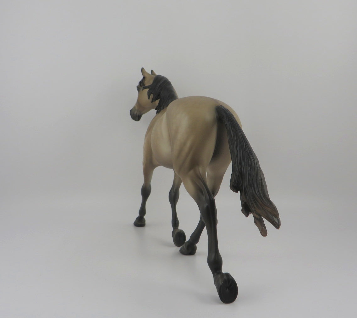 Quarles-OOAK Dapple Buckskin Palouse by Sheryl Leisure