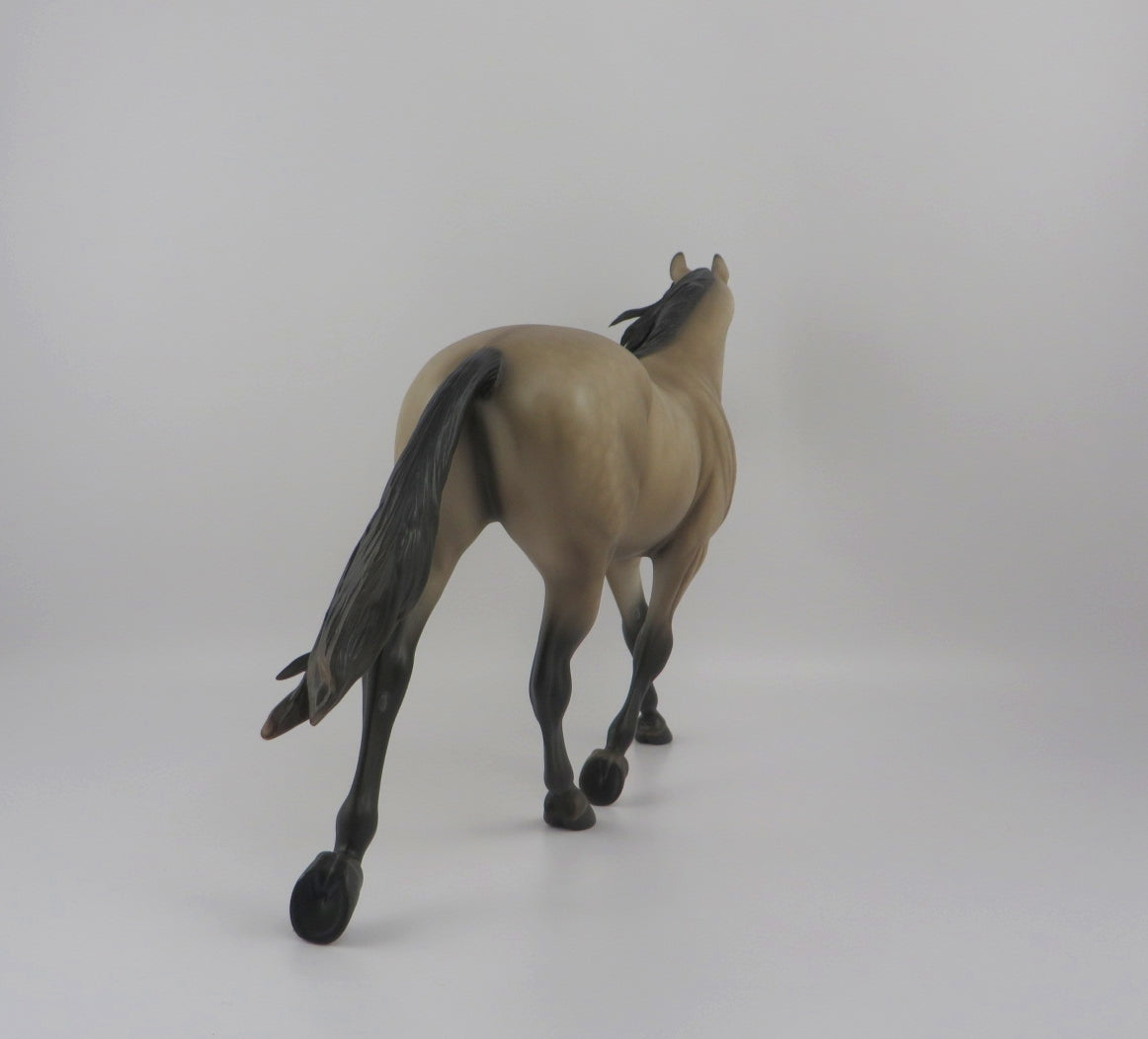 Quarles-OOAK Dapple Buckskin Palouse by Sheryl Leisure