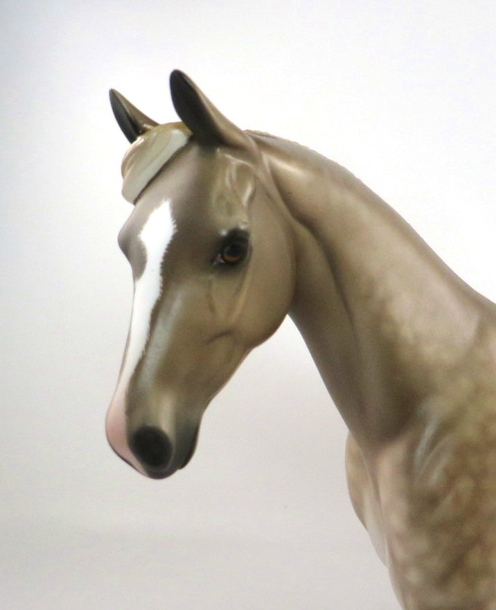 QUATSCH-OOAK STAR DAPPLE LIGHT SORREL PONY MODEL HORSE 2/20/20