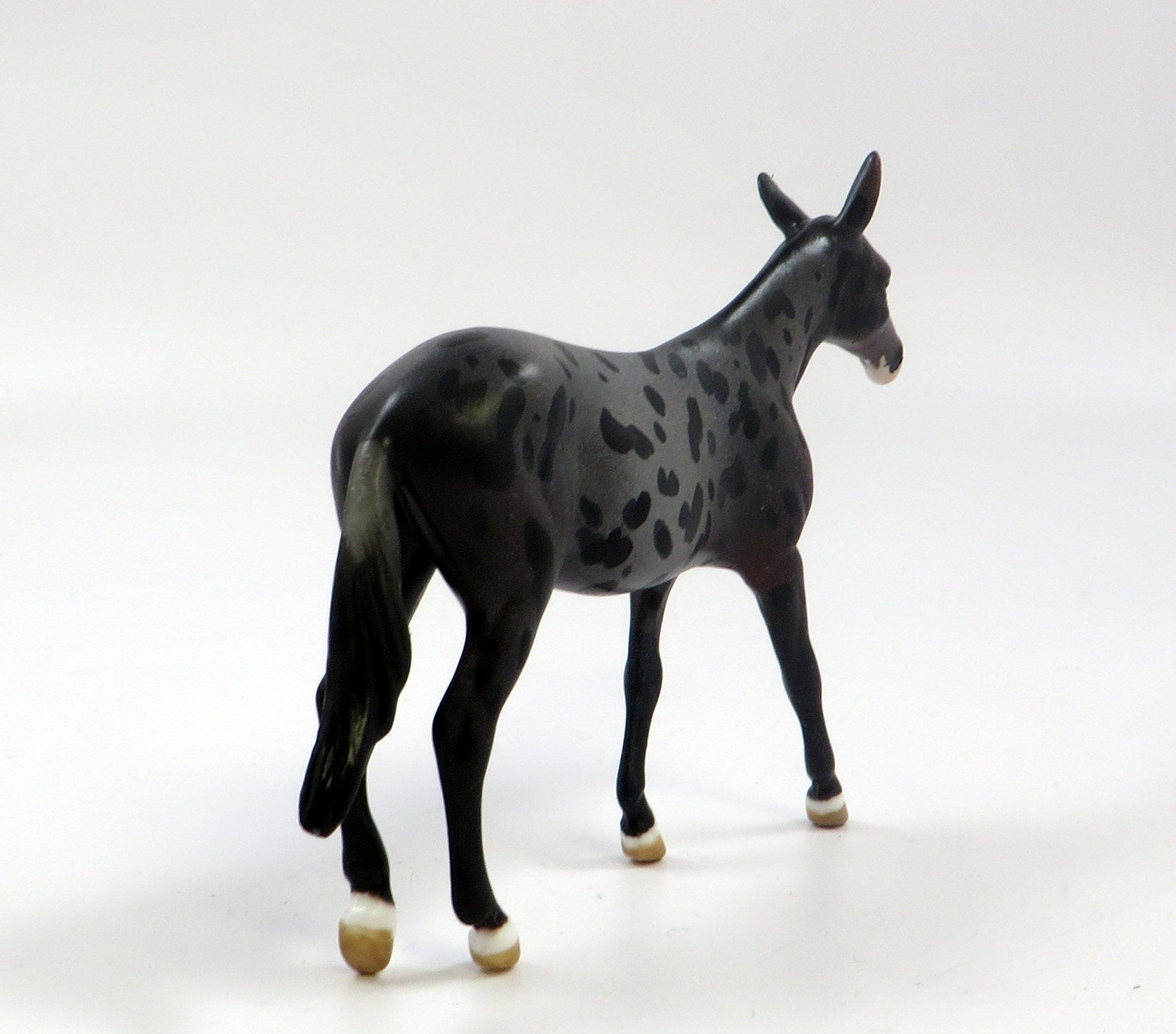 QUEEN ANNE-OOAK LOUD APPALOOSA MULE CHIP MODEL HORSE EQ 2019