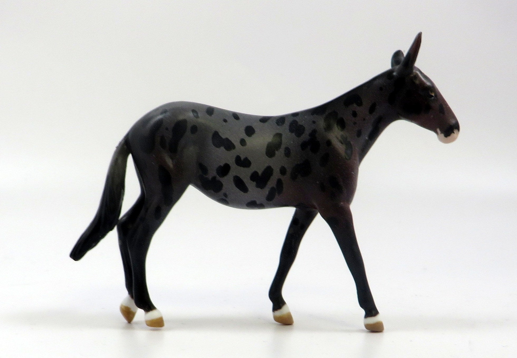 QUEEN ANNE-OOAK LOUD APPALOOSA MULE CHIP MODEL HORSE EQ 2019