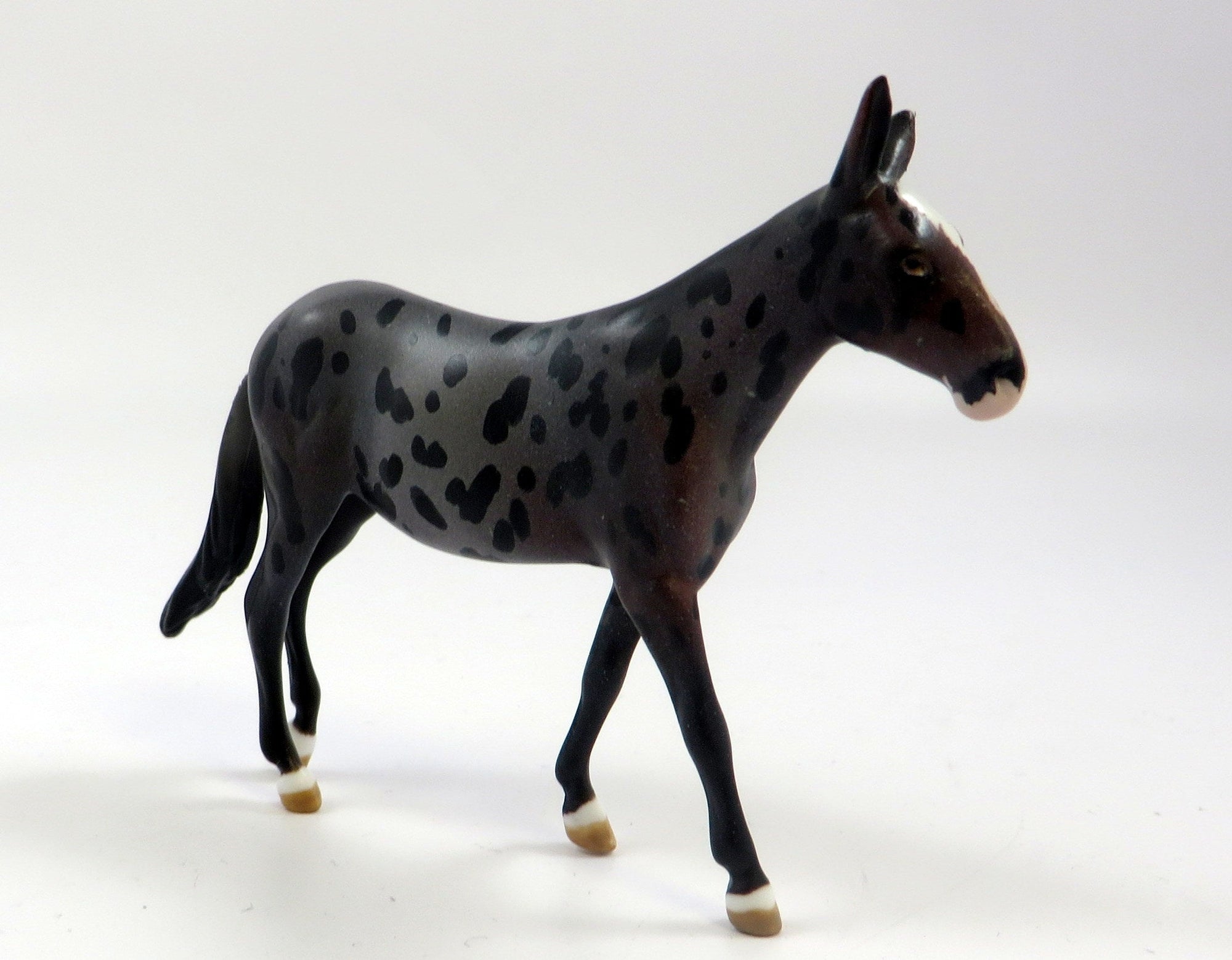 QUEEN ANNE-OOAK LOUD APPALOOSA MULE CHIP MODEL HORSE EQ 2019