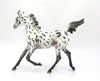 RAISIN PIE - LE-6 DARK BAY LEOPARD APPALOOSA YEARLING MODEL HORSE EA/MW 20