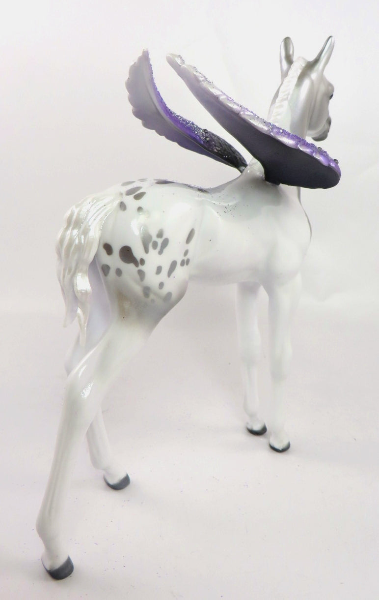 RAZIEL - OOAK SILVER PINTALOOSA CUSTOM ARABIAN FOAL MODEL HORSE 1/8/2020
