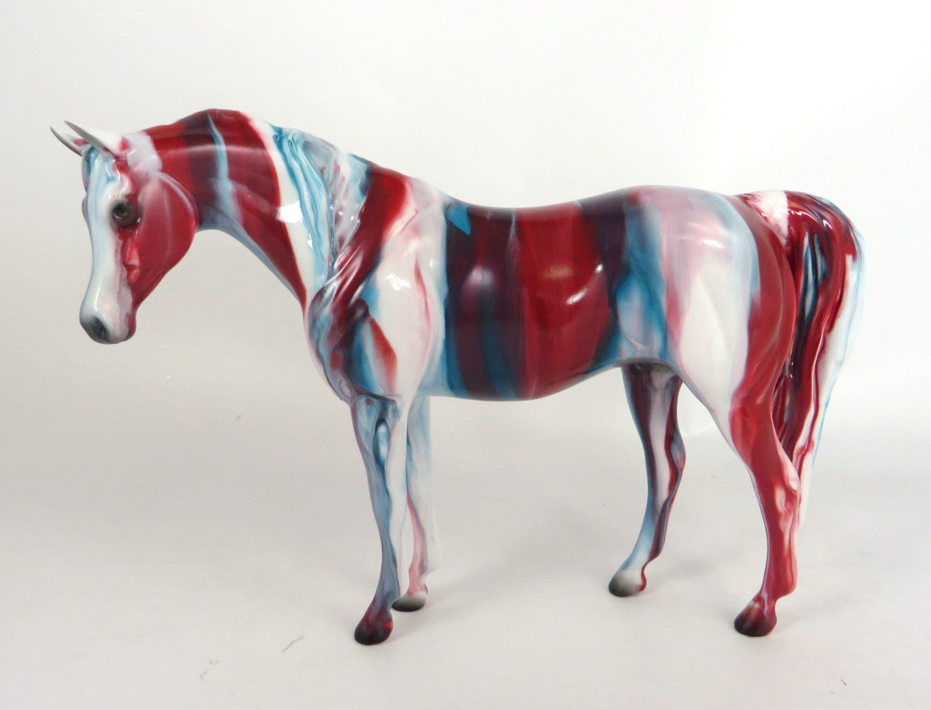 RAZZ BERRY RIBBON CANDY - OOAK RIBBON CANDY ARABIAN MARE PEBBLES BY MISSY FOX WHS19