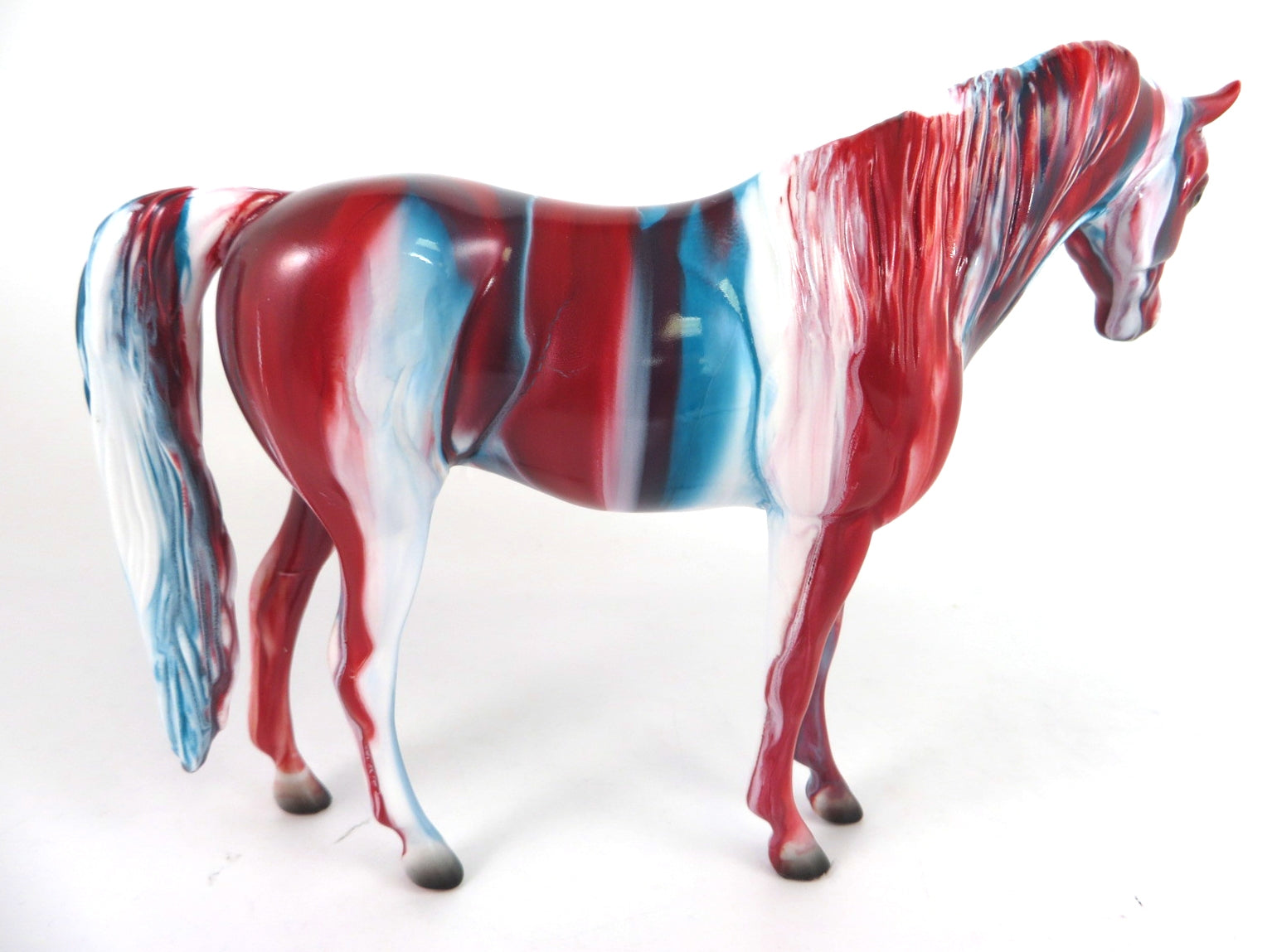 RAZZ BERRY RIBBON CANDY - OOAK RIBBON CANDY ARABIAN MARE PEBBLES BY MISSY FOX WHS19