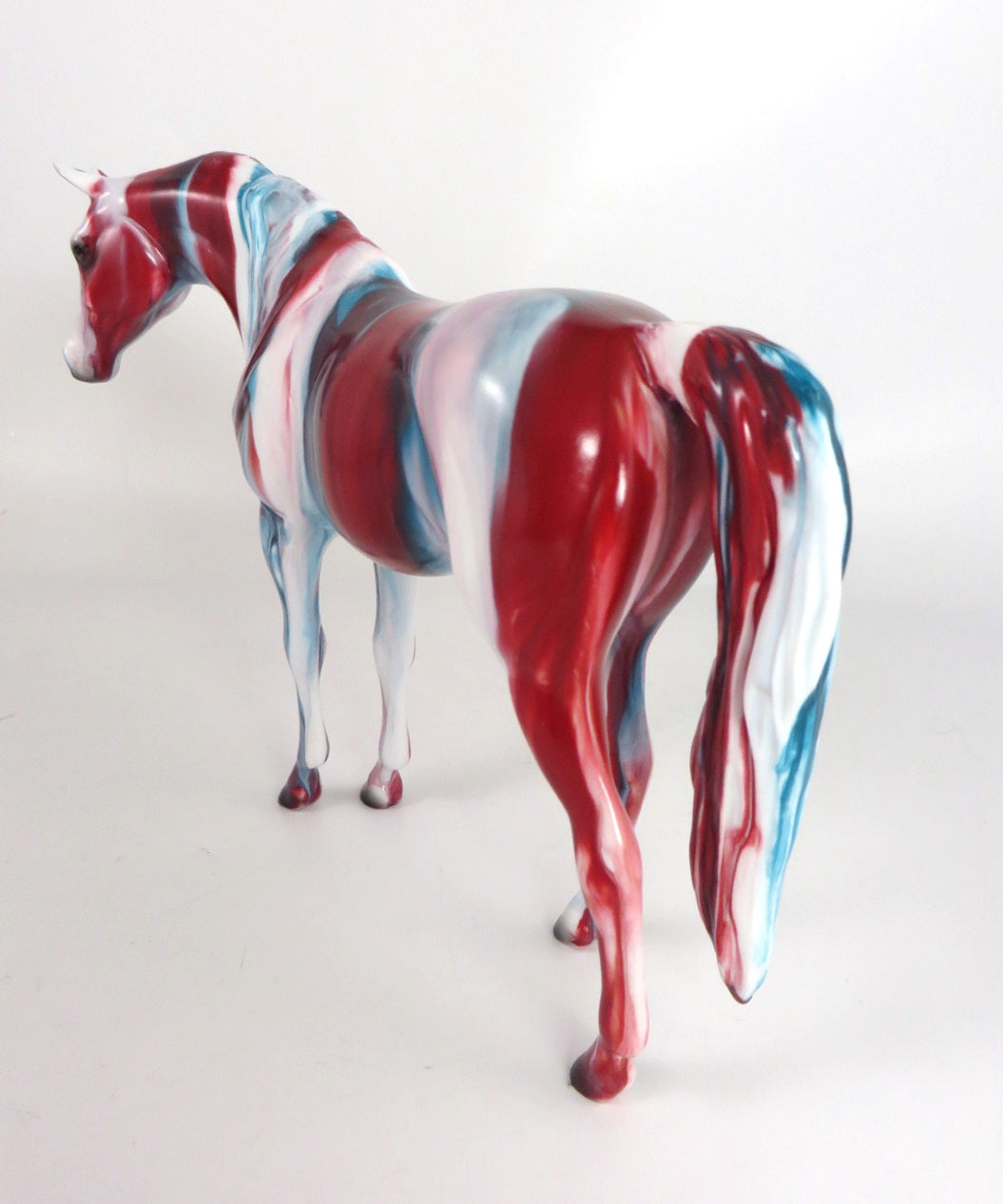 RAZZ BERRY RIBBON CANDY - OOAK RIBBON CANDY ARABIAN MARE PEBBLES BY MISSY FOX WHS19