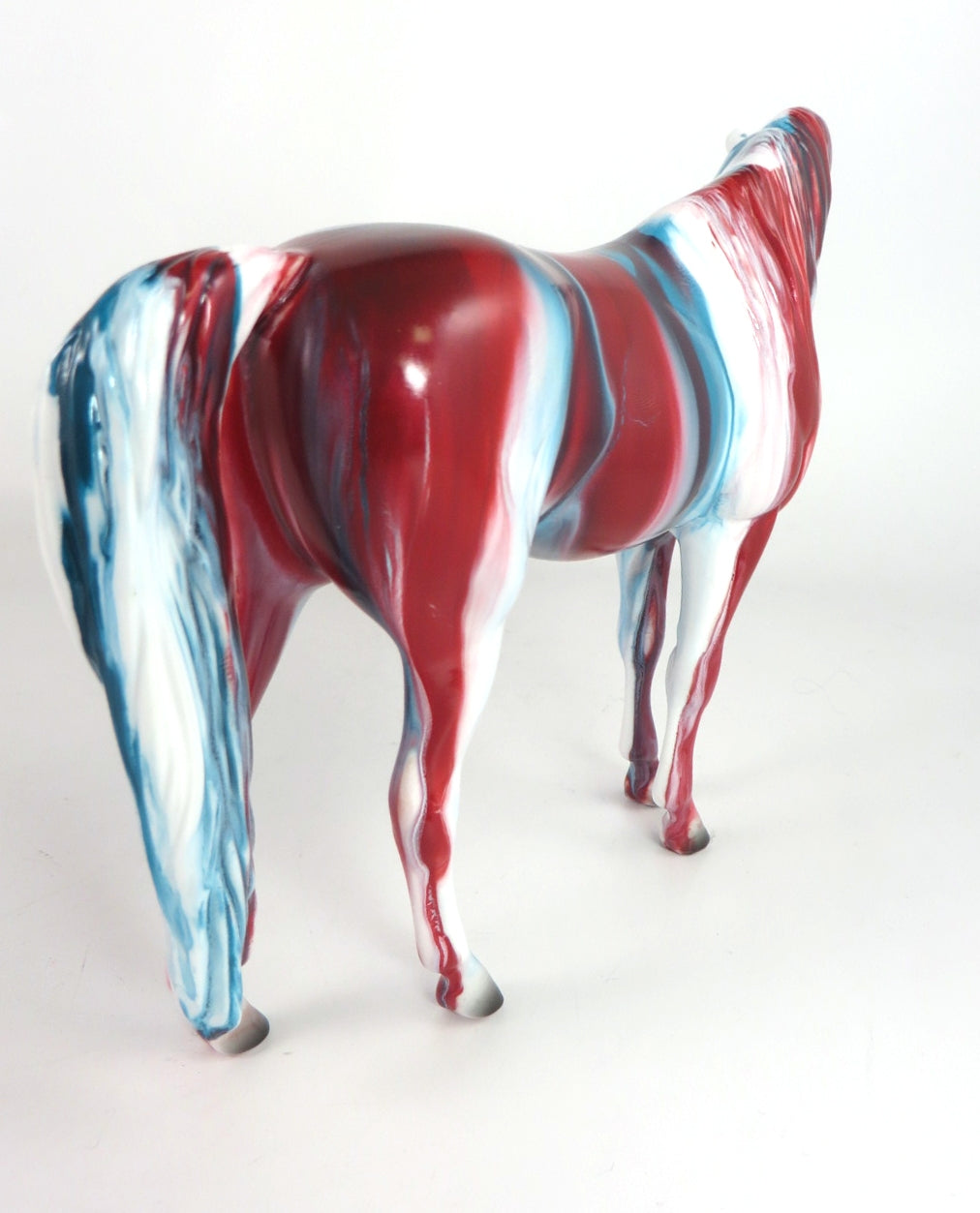 RAZZ BERRY RIBBON CANDY - OOAK RIBBON CANDY ARABIAN MARE PEBBLES BY MISSY FOX WHS19