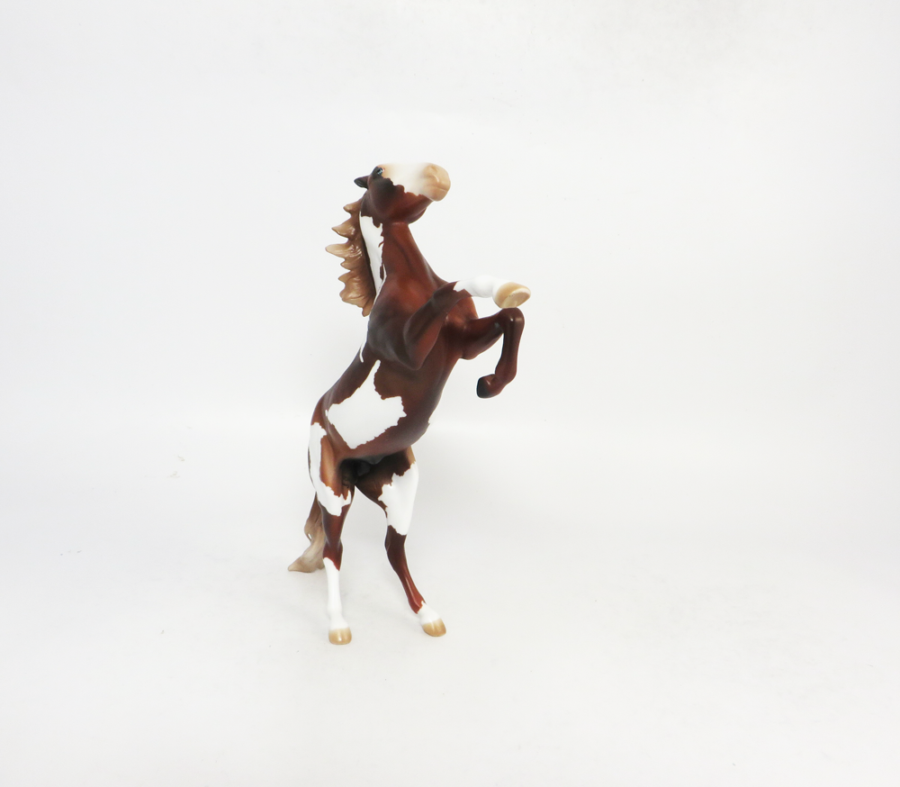 PENALTY- OOAK REARING PEBBLE FLAXEN CHETNUT OVERO BY AUDREY DIXON SB19