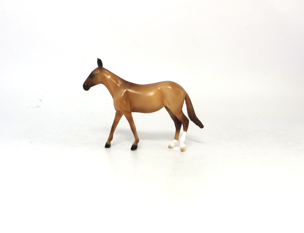 ZEB - OOAK RED DUN  MULE  BY AUDREY DIXON SB19