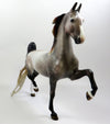 REGENT -OOAK DAPPLE ROSE GREY SADDLEBRED MODEL HORSE EQ 19