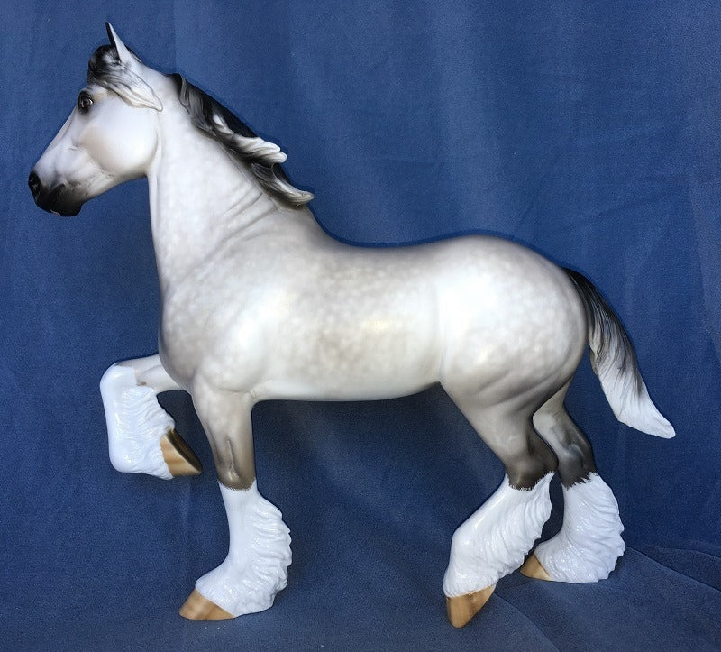 RISE ABOVE-OOAK STAR DAPPLE GREY TROTTING DRAFT 4/24/20