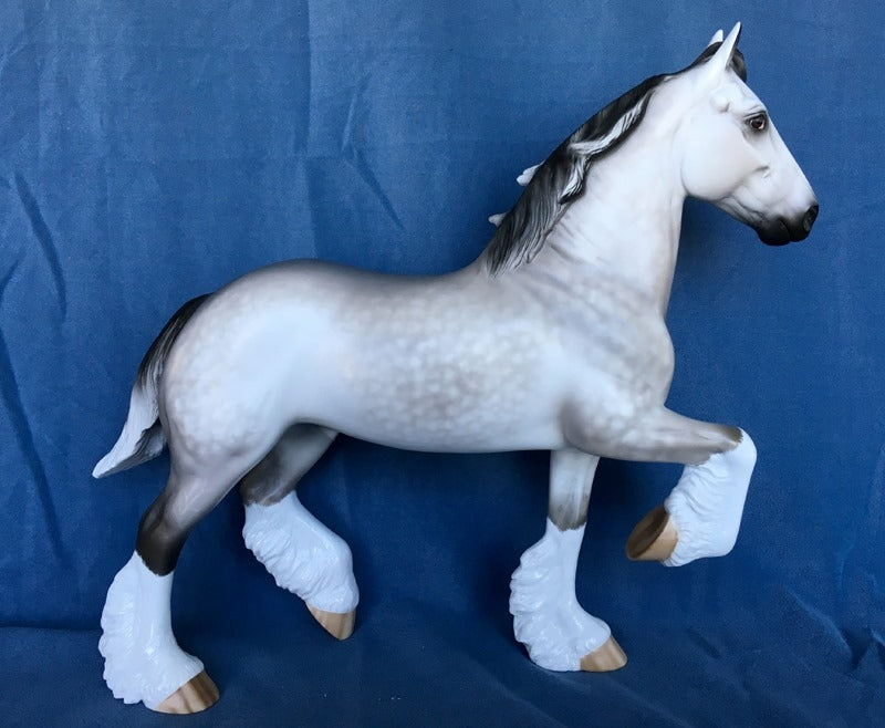RISE ABOVE-OOAK STAR DAPPLE GREY TROTTING DRAFT 4/24/20