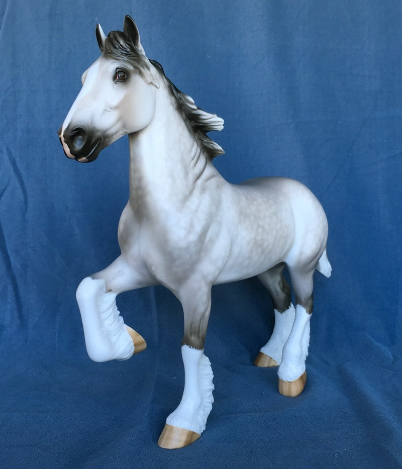 RISE ABOVE-OOAK STAR DAPPLE GREY TROTTING DRAFT 4/24/20