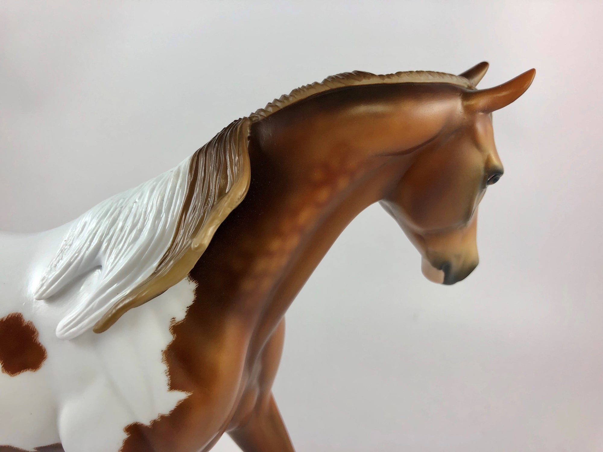 ROBUST REMIX -OOAK DAPPLE CHESTNUT PINTO PONY MODEL HORSE BY AUDREY DIXON 10/4/19
