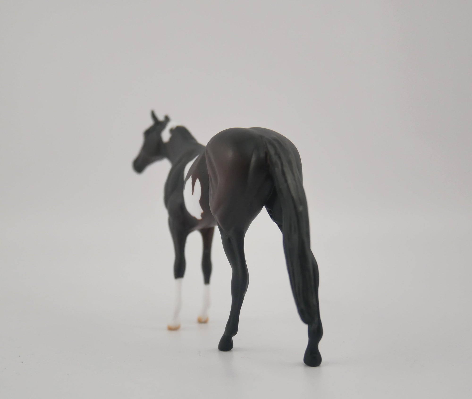 Rockweed-OOAK Bay Pinto Thoroughbred Chip