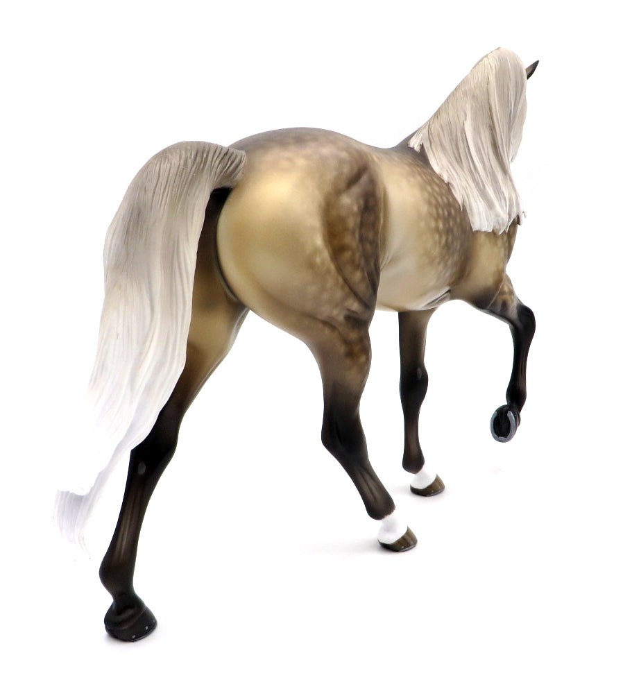 Rock with You-OOAK Buckskin TWH Painted by Sheryl Leisure 10/25/21