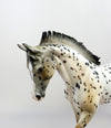 ROHESE-OOAK CHESTNUT LOUD APPALOOSA THOROUGHBRED MODEL HORSE EQ 19