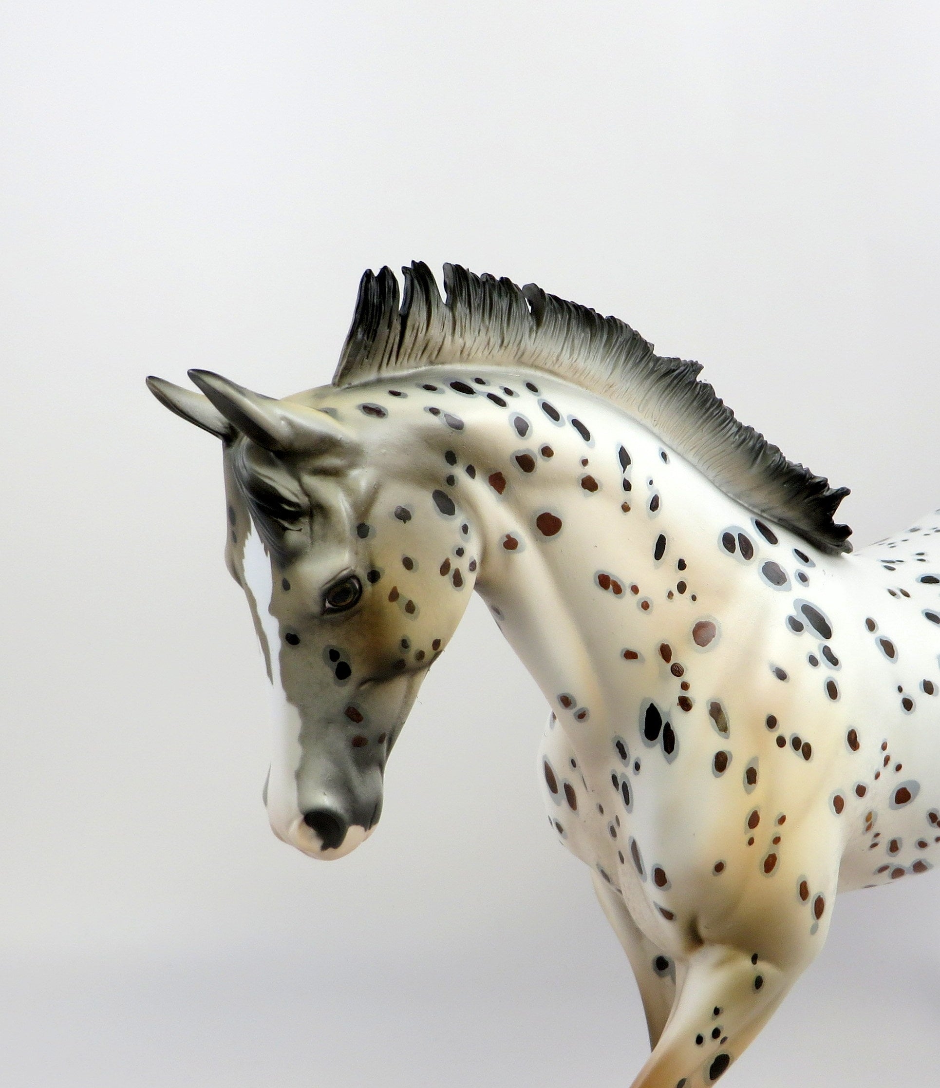 ROHESE-OOAK CHESTNUT LOUD APPALOOSA THOROUGHBRED MODEL HORSE EQ 19