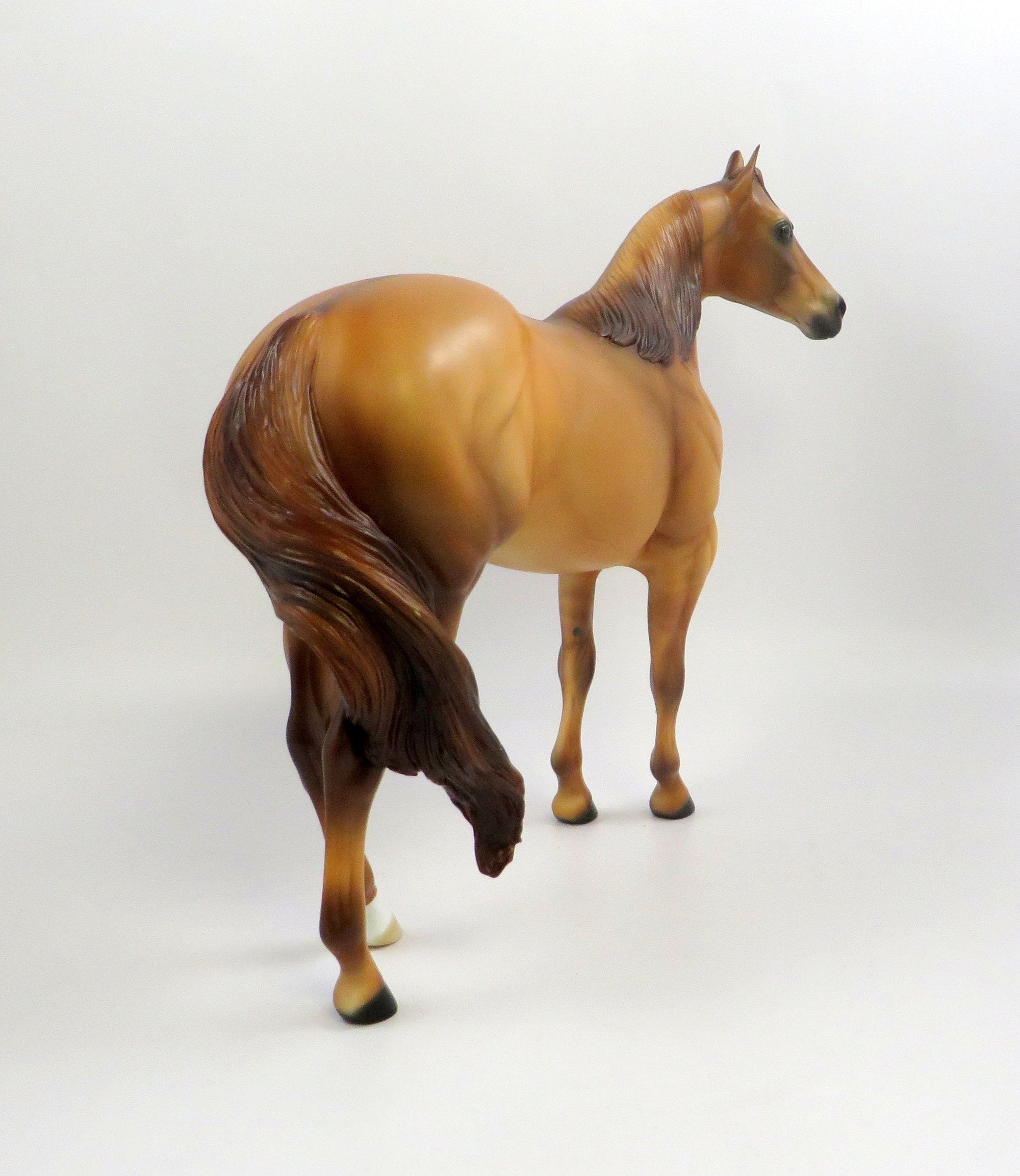 ROMY-OOAK RED DUN ISH MODEL HORSE EQ 2019