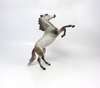 PASSER-- OOAK DAPPLED ROSE GREY MUSTANG PEBBLE BY JULIE KEIM SB19