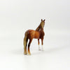 ROYSE-OOAK FLAXEN CHESTNUT STANDING DRAFT CHIP MODEL HORSE EQ 19