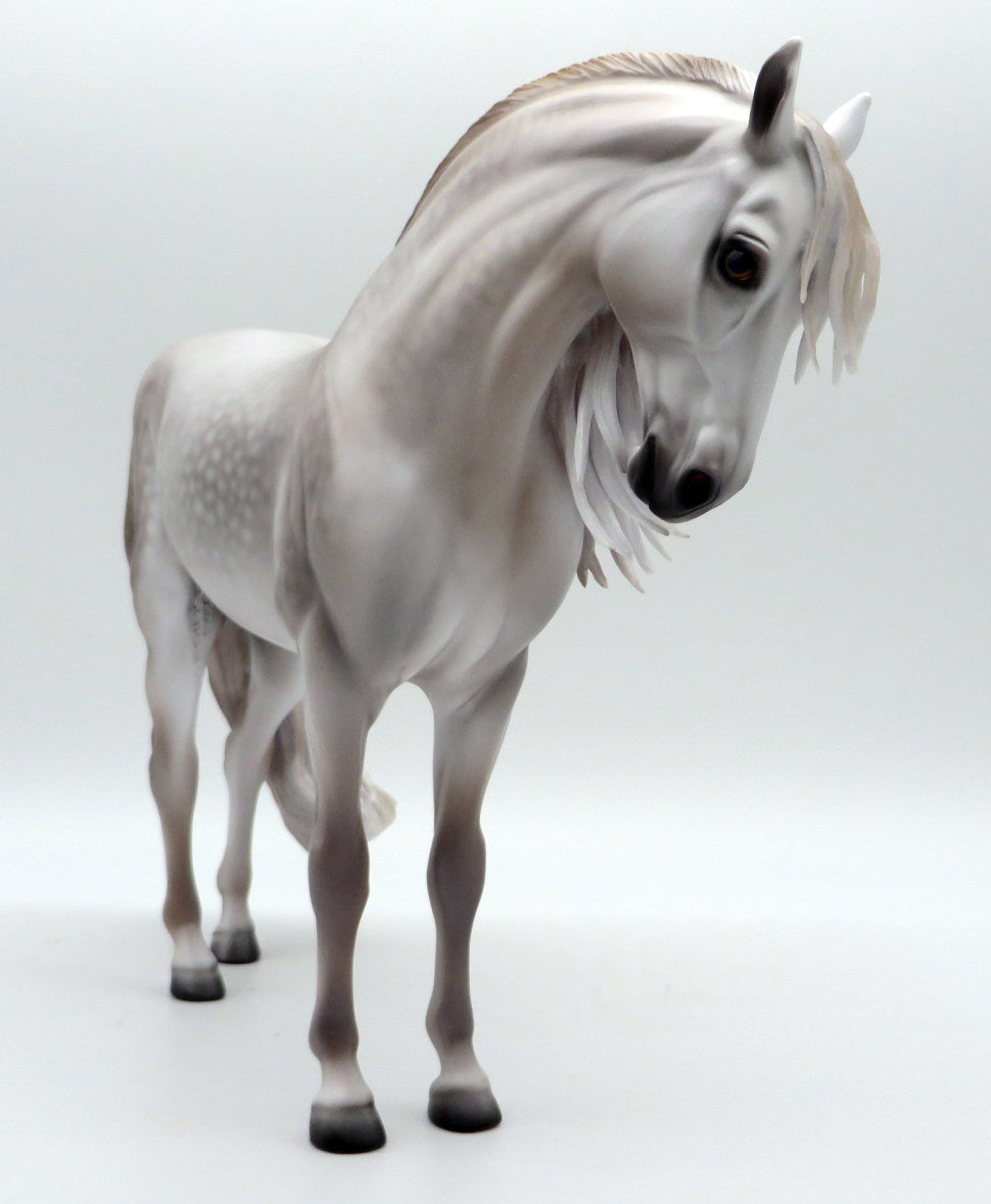 San Mateo-OOAK Dapple Grey Andalusian By Caroline Boydston 10/4/21