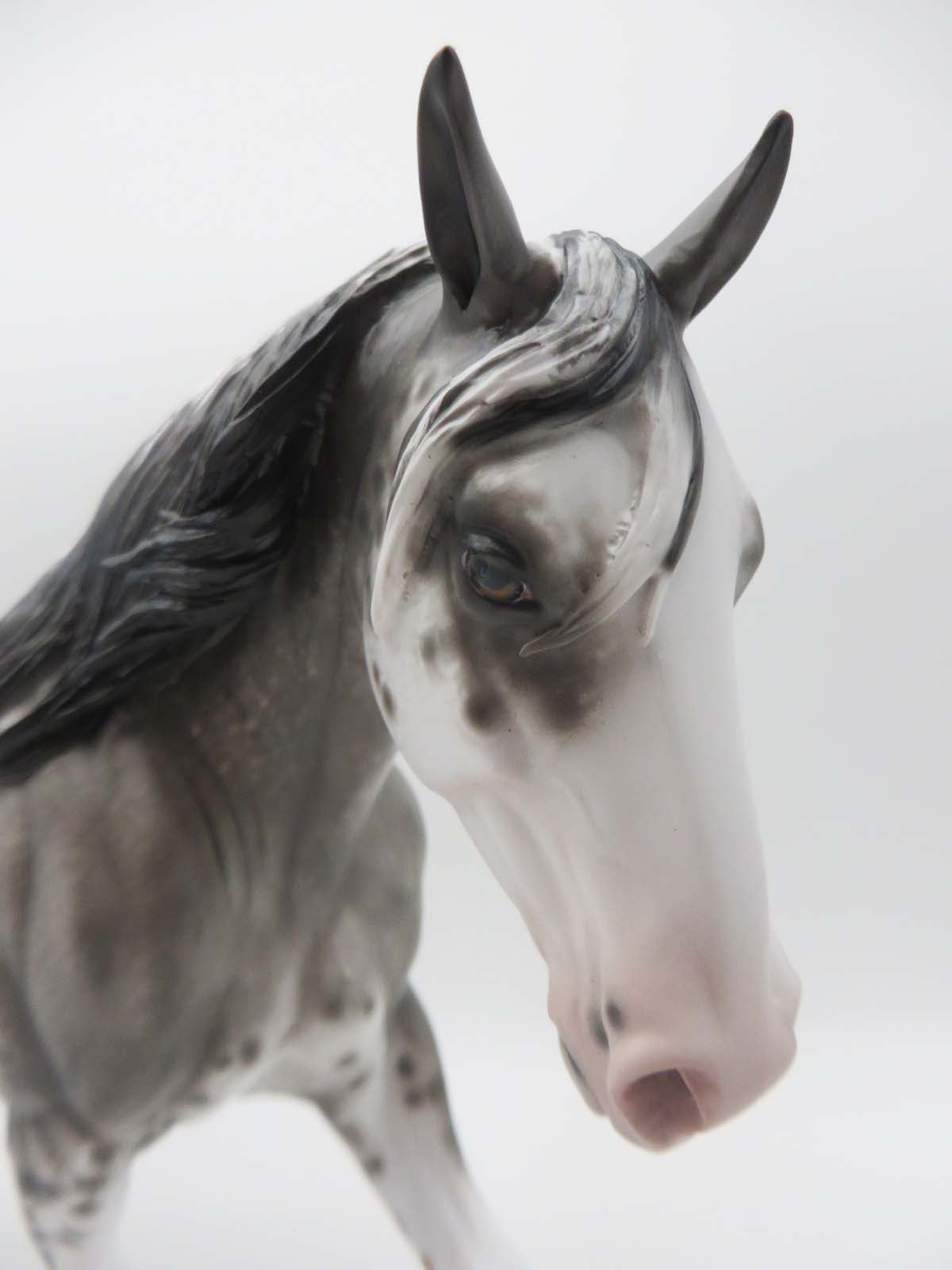 Santa Cruz - OOAK - Black Rabicano Irish Draught By Sheryl Leisure - Best Offer 4/17/23