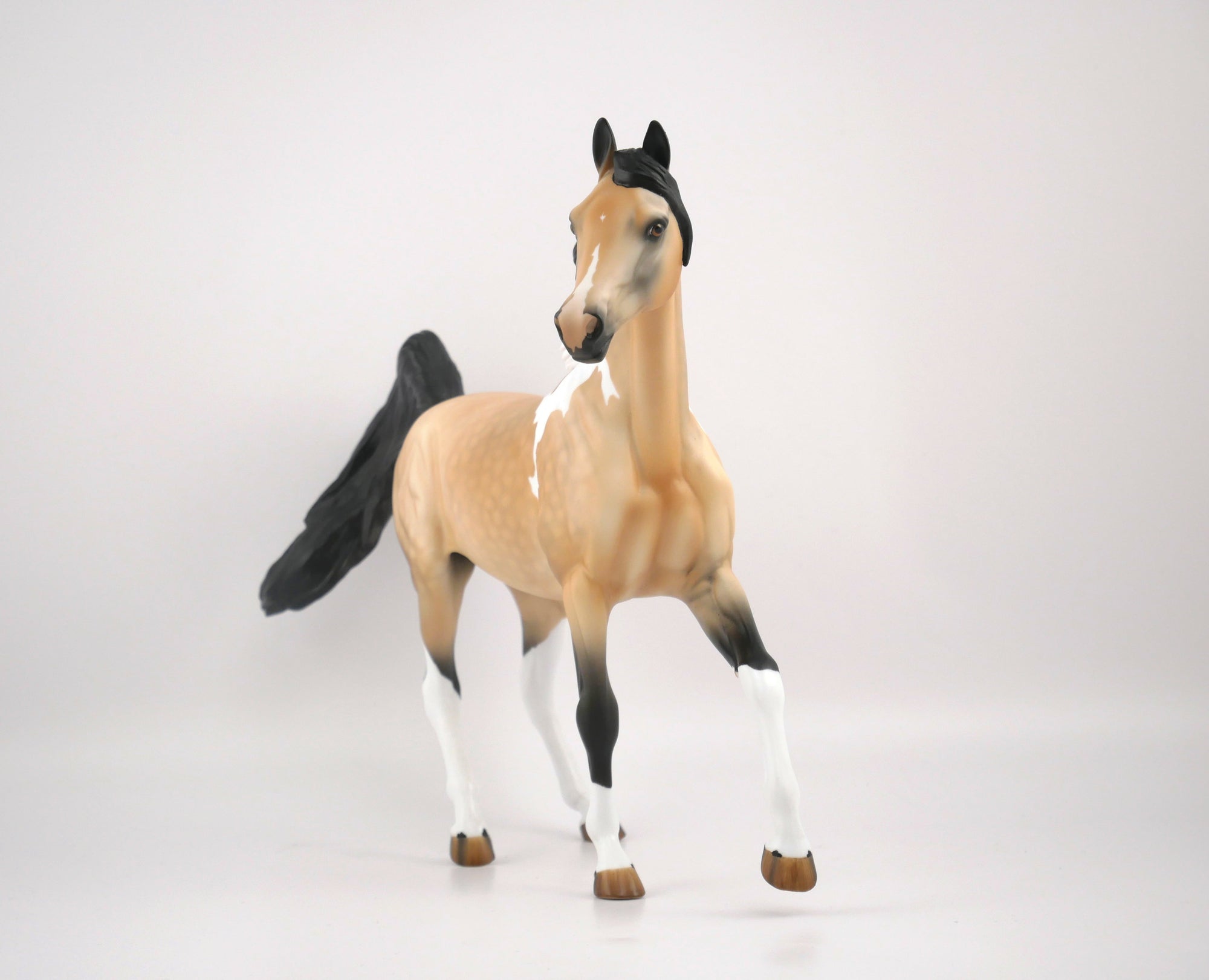 SECOND ACT-OOAK BUCKSKIN PINTO ARABIAN MARE BY AUDREY DIXON 7/22/20