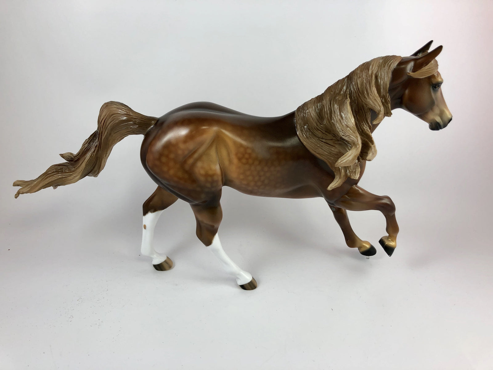 SHADEN -OOAK DAPPLE CHESTNUT FOUNDATION QUARTER HORSE BY AUDREY DIXON 10/4/19
