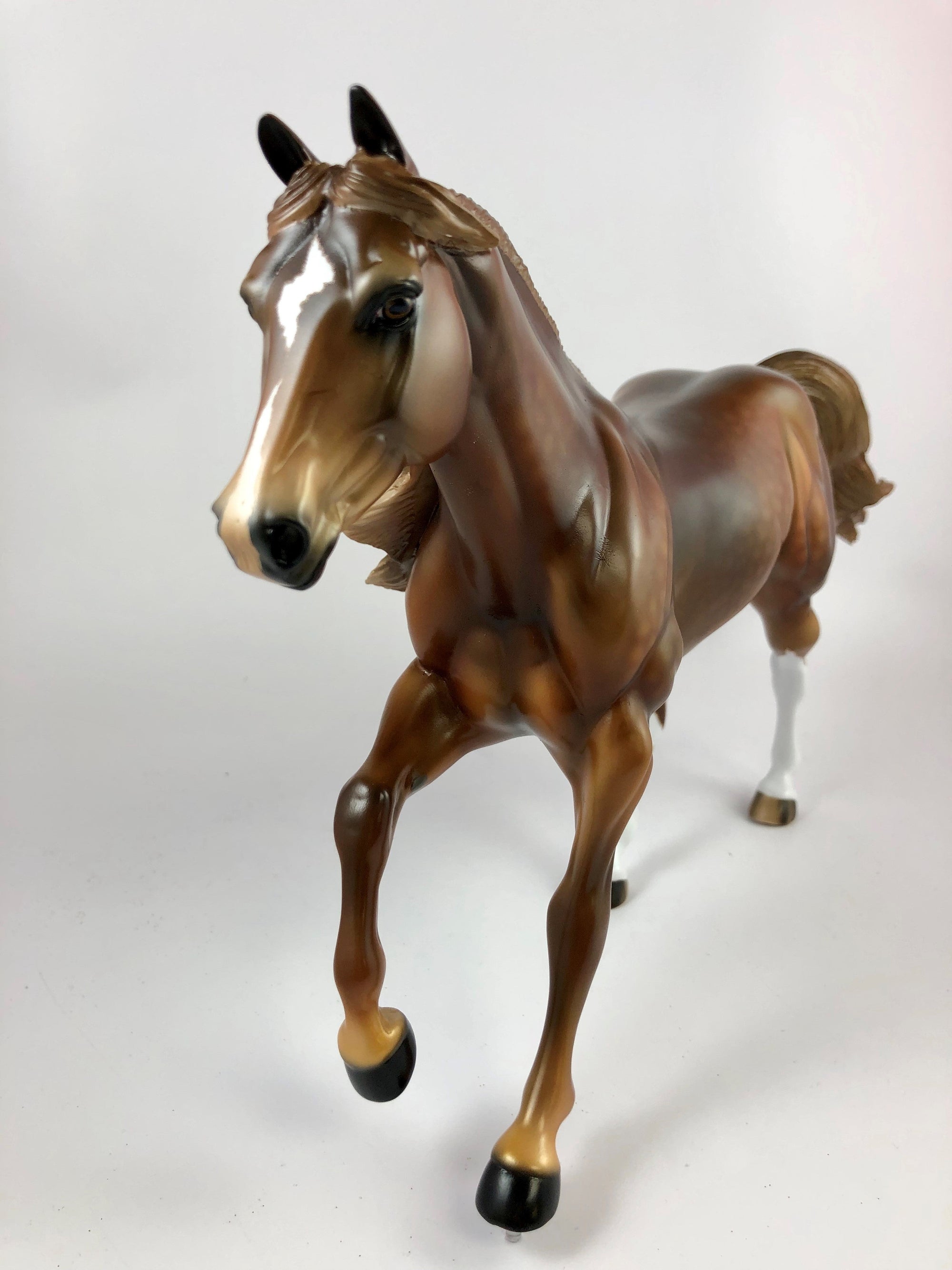 SHADEN -OOAK DAPPLE CHESTNUT FOUNDATION QUARTER HORSE BY AUDREY DIXON 10/4/19
