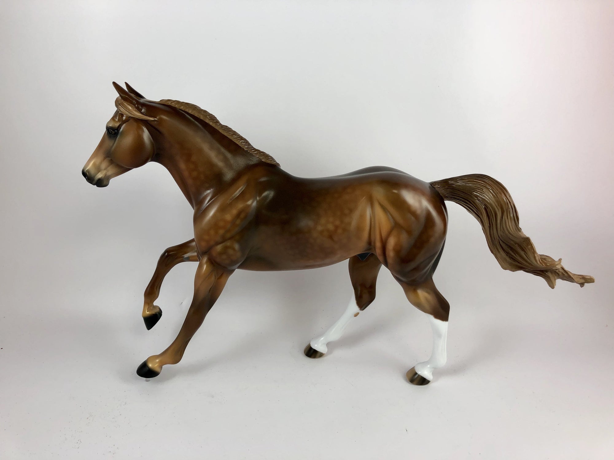 SHADEN -OOAK DAPPLE CHESTNUT FOUNDATION QUARTER HORSE BY AUDREY DIXON 10/4/19