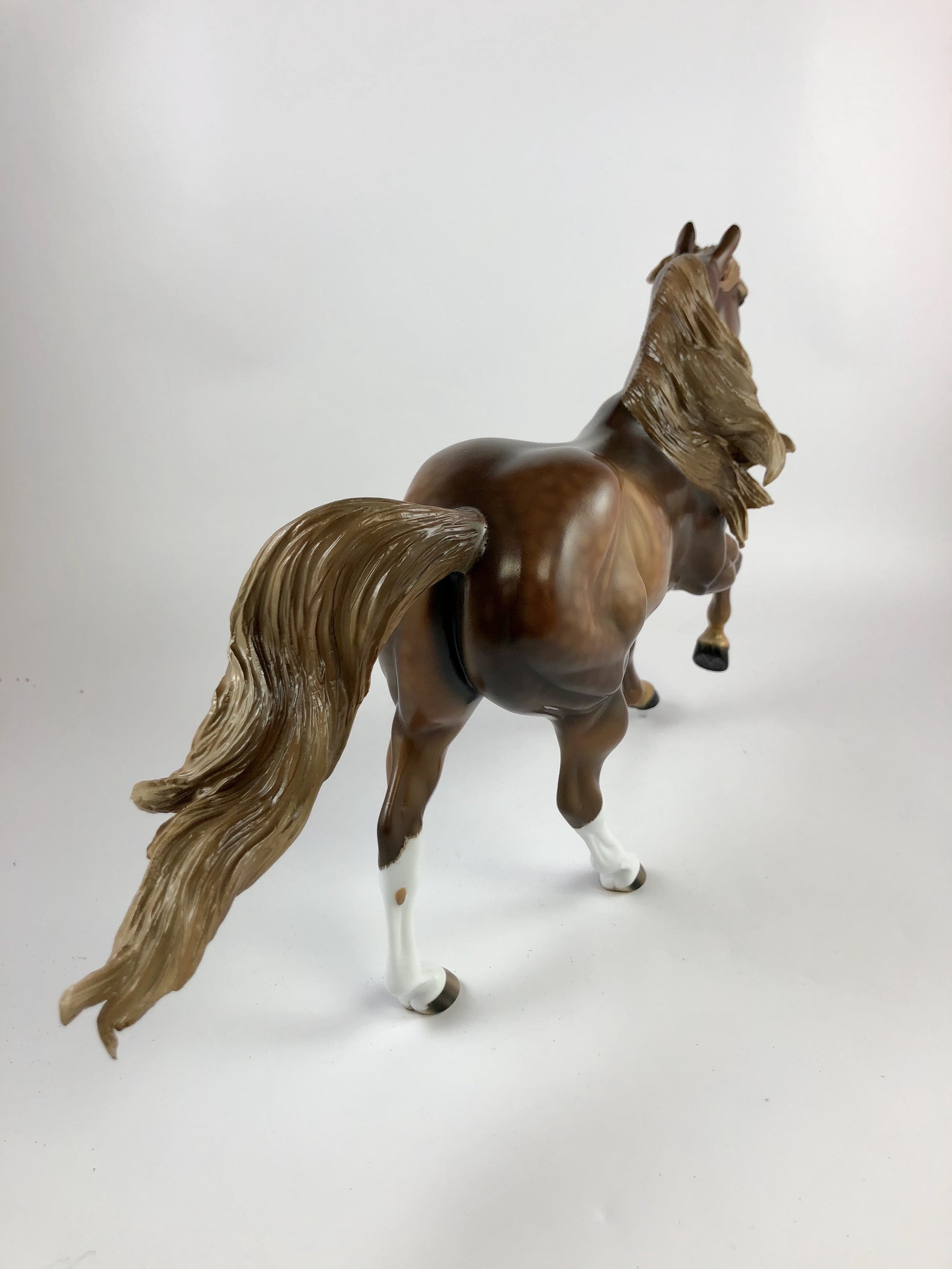 SHADEN -OOAK DAPPLE CHESTNUT FOUNDATION QUARTER HORSE BY AUDREY DIXON 10/4/19